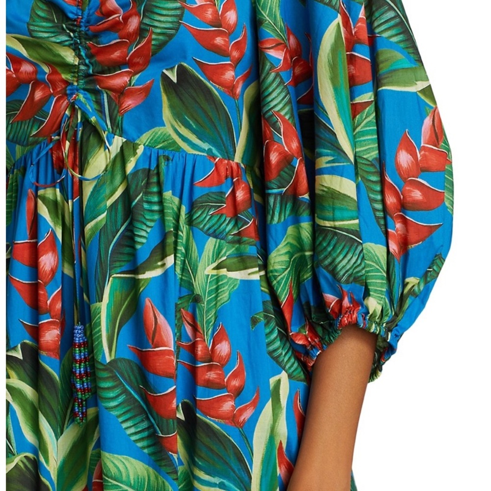NWT FARM Rio Dream Garden Midi Dress - Picture 3 of 7